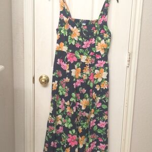EUC Old Navy Linen Midi dress